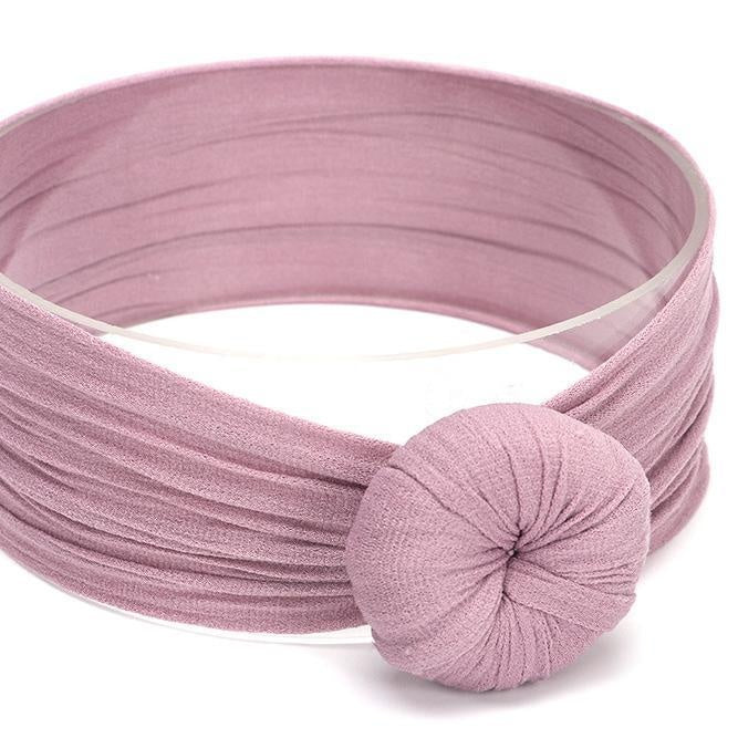 Big Knot Turban - MomyMall Purple Grey