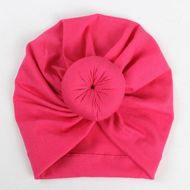Big Knot Turban Hat - MomyMall Hot Pink