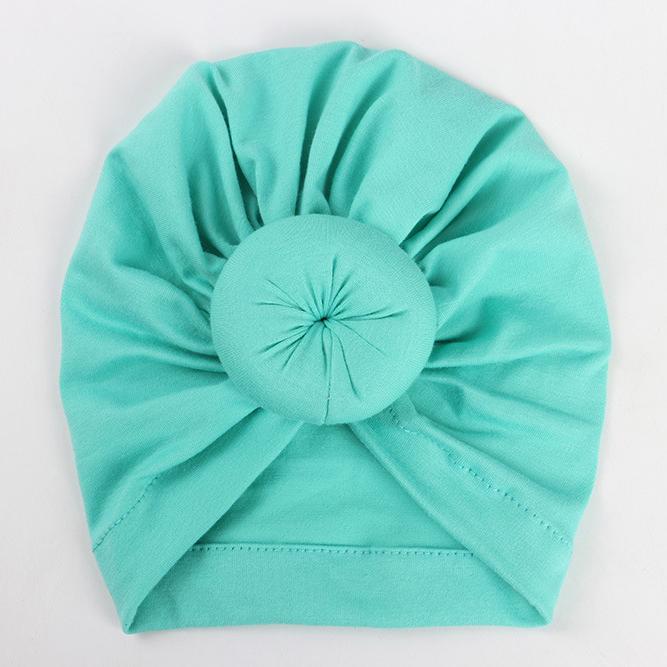 Big Knot Turban Hat - MomyMall Light Green