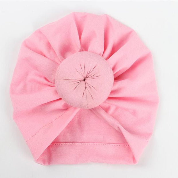Big Knot Turban Hat - MomyMall Pink