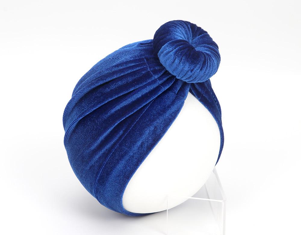 Big Knot Velvet Turban Hat