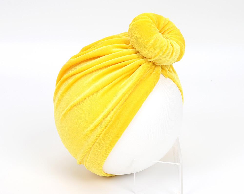 Big Knot Velvet Turban Hat