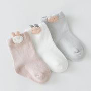 Bobo Baby Socks [Set of 3] - MomyMall 0-6 Months / Rabbit