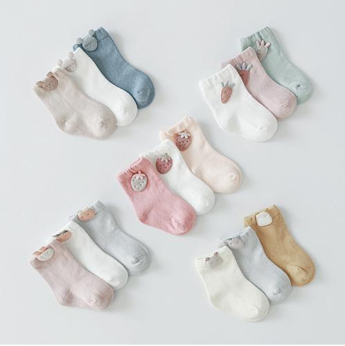 Bobo Baby Socks [Set of 3] - MomyMall