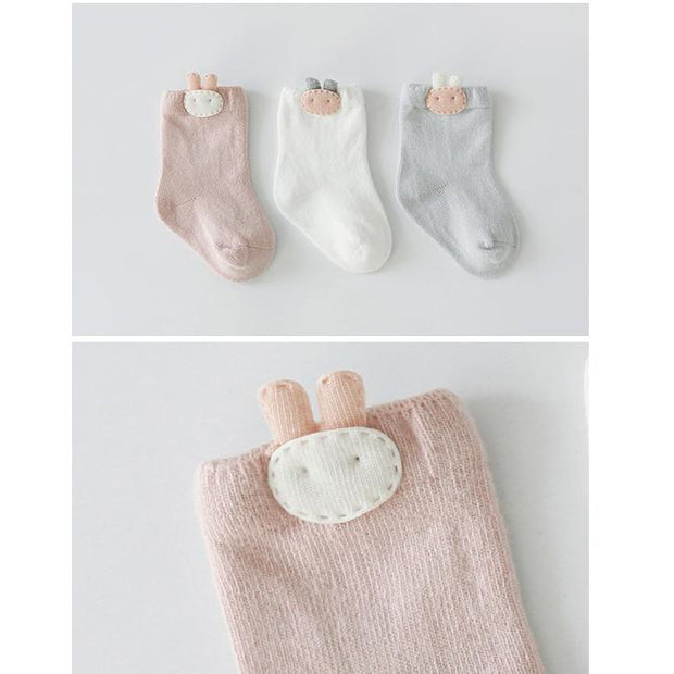 Bobo Baby Socks [Set of 3] - MomyMall
