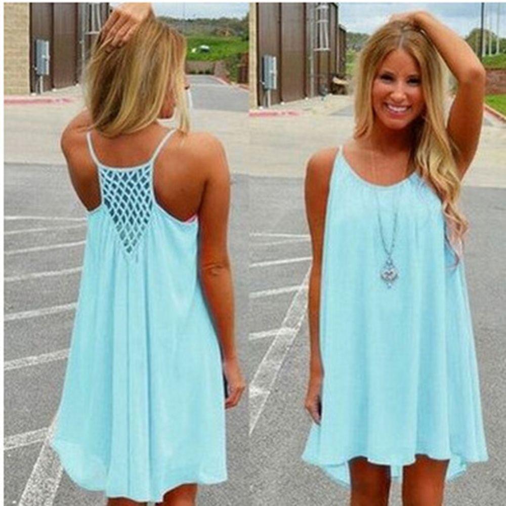 Sleeveless Summer Beach Dress