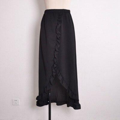 High Waist Chiffon Cover Up Skirt