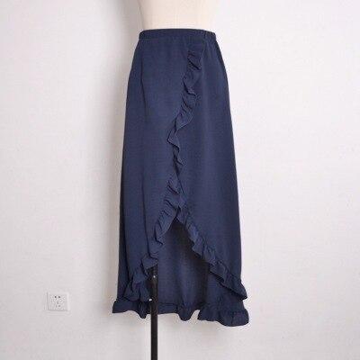 High Waist Chiffon Cover Up Skirt