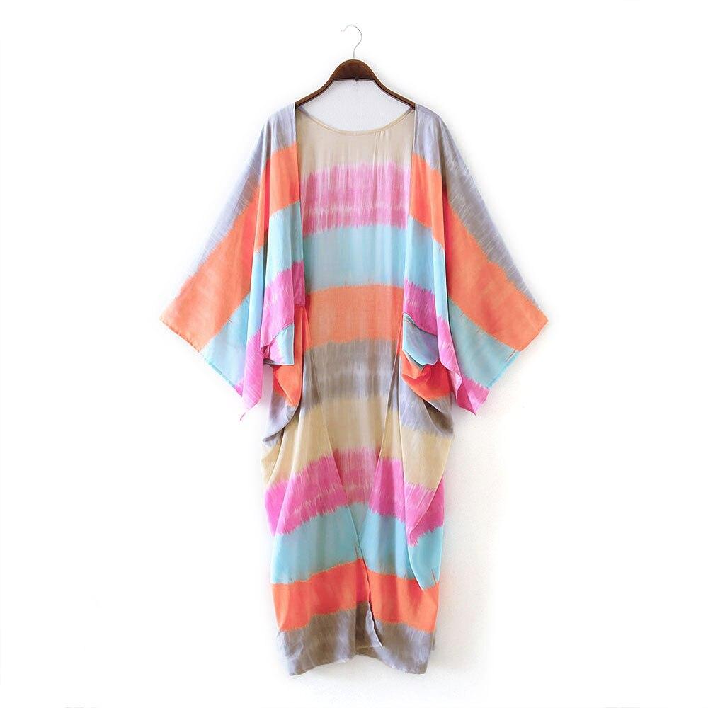 Long Boho Beach Cover Up