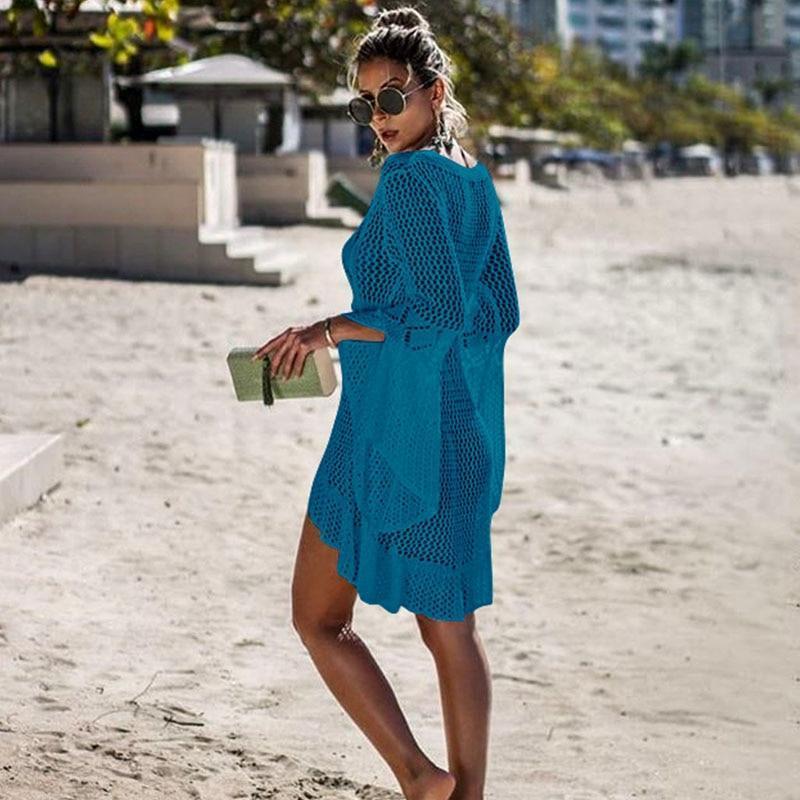 Crochet Knit Beach Cover Up