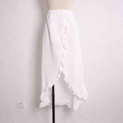 High Waist Chiffon Cover Up Skirt