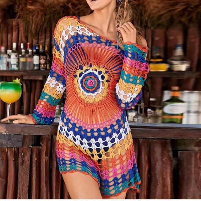 Hippie Crochet Cover Up