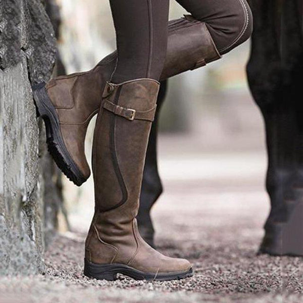 Knee High Fashion Leather Boots