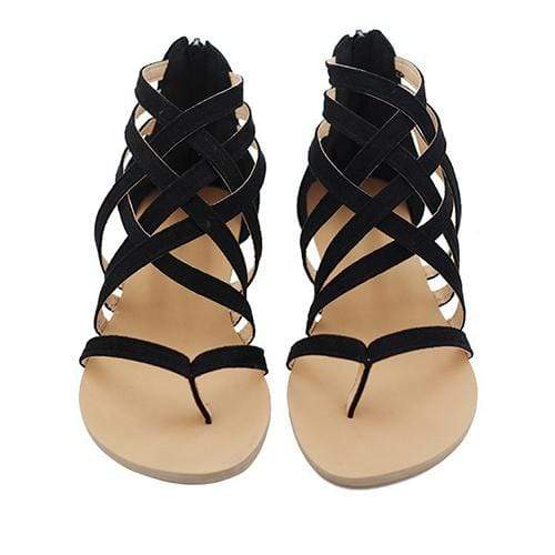 Boho Cross Tied Sandals