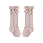 Ribbon Bowknot Summer Knee Socks - MomyMall 0-12 Months / Pink