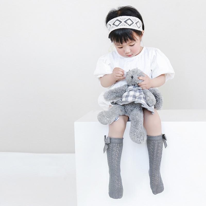 Ribbon Bowknot Summer Knee Socks - MomyMall