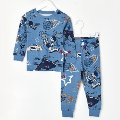 Hero Car Organic Cotton Playset - MomyMall 2-3 Years / Blue