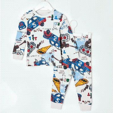 Hero Car Organic Cotton Playset - MomyMall 2-3 Years / White