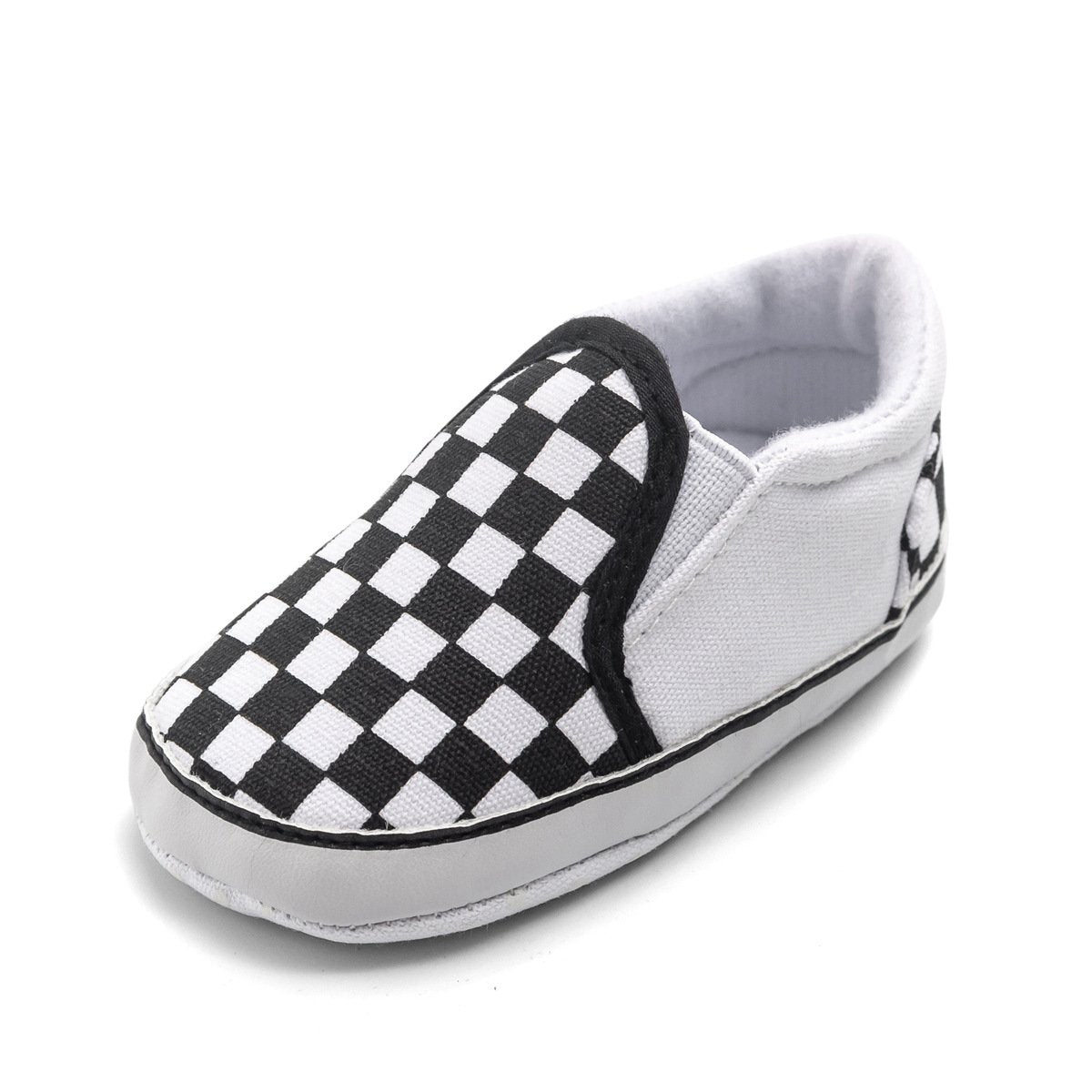 Baby Boy Girl Plaid Anti-slip Canvas Shoes - MomyMall