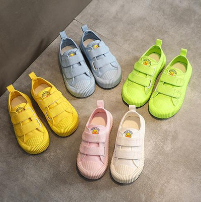 Candy Colors Low Top Kids Canvas Shoes