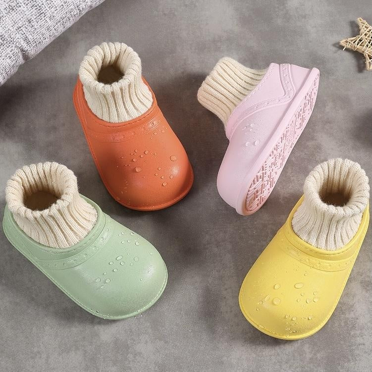 Candy Color Ankle Sock Boots