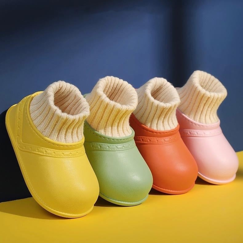 Candy Color Ankle Sock Boots