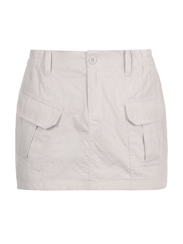 Cargo Pocket Micro Mini Skirt - MomyMall