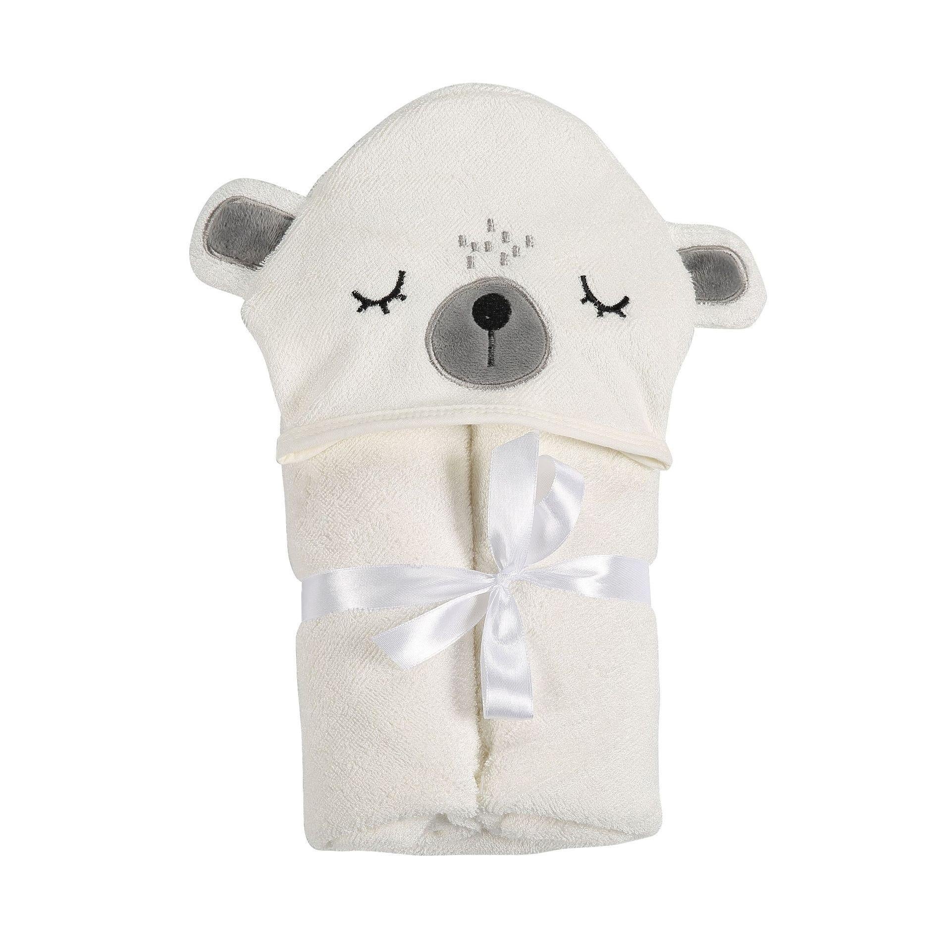 Cartoon Newborn Baby Hooded Bath Towel