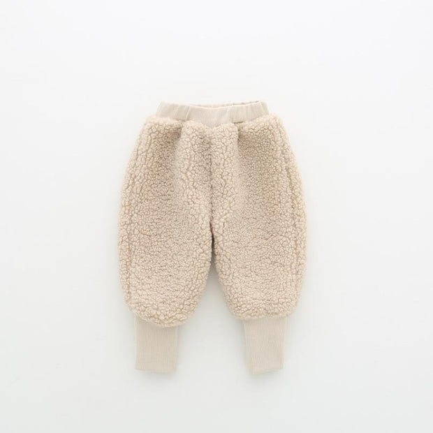 Cece Plush Winter Pants - MomyMall Beige / 18-24 Months