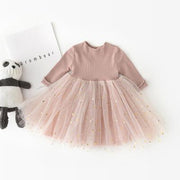 Cecilia Stars Tutu Dress - MomyMall 9-12 Months / Pink