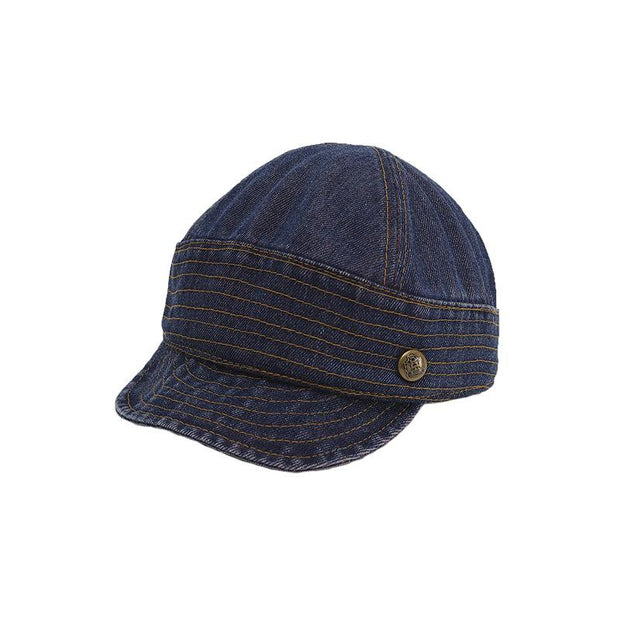 Charlie Baby Denim Hat - MomyMall Dark Blue