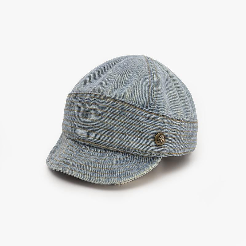 Charlie Baby Denim Hat - MomyMall Light Blue