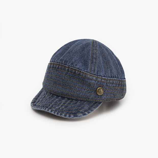 Charlie Baby Denim Hat - MomyMall Navy Blue