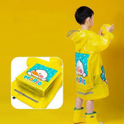 Cheerful Mario Raincoat with Adjustable Backpack Space - MomyMall