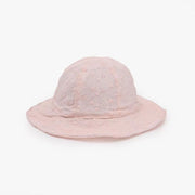 Chloe Embroidered Floral Baby Bucket Hat - MomyMall Pink