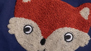 Happy Fox Patch Sweatshirt Set - MomyMall