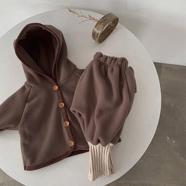 Teddy Plush 2-Piece Set - MomyMall 6-12 Months / Brown