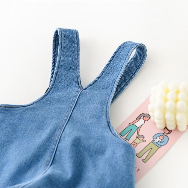 Cody Denim Plush Baby Romper - MomyMall