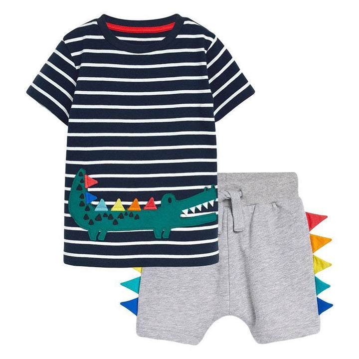 Colorful Croco Patch Summer Set - MomyMall 2-3 Years
