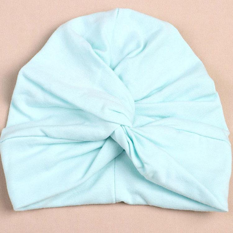 Cross Button Turban Hat