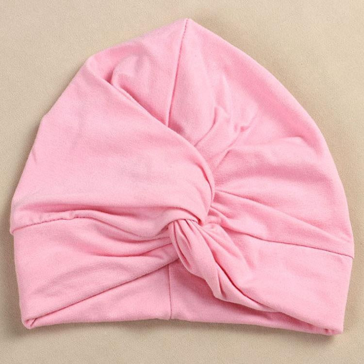 Cross Button Turban Hat