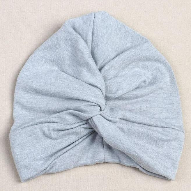 Cross Button Turban Hat