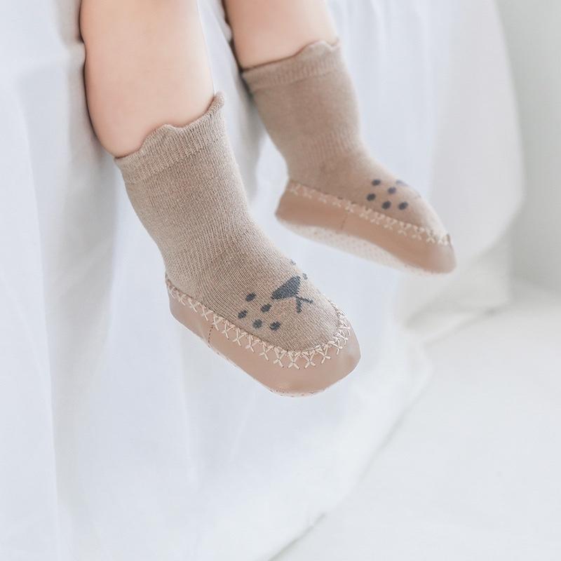 Cute Animal Non-Slip Baby Socks Booties