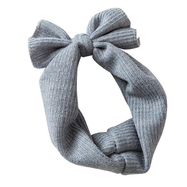 Cute Bowknot Head Turban - MomyMall Blue
