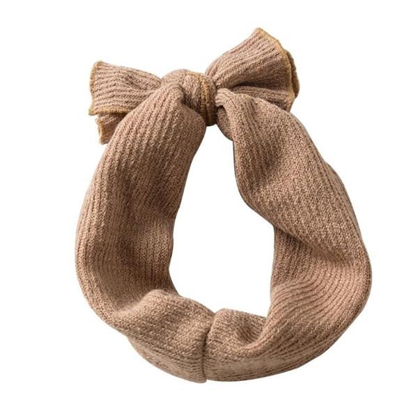 Cute Bowknot Head Turban - MomyMall Khaki