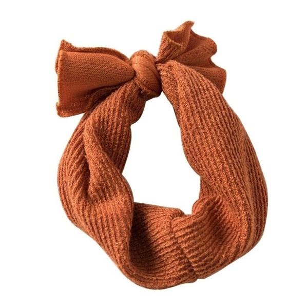 Cute Bowknot Head Turban - MomyMall Orange