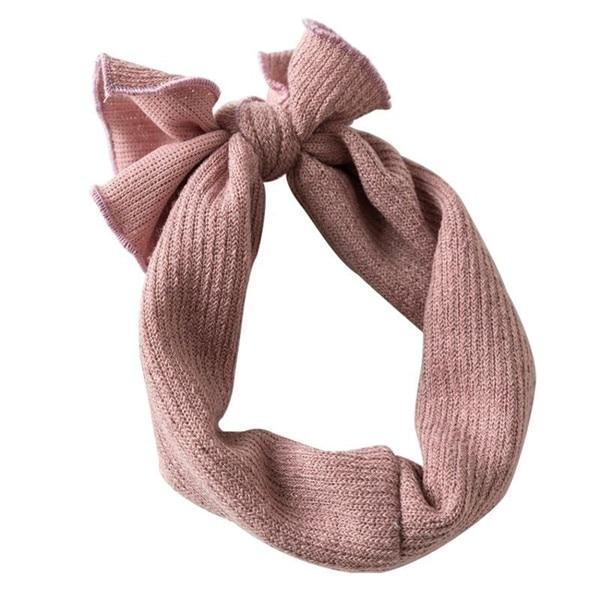 Cute Bowknot Head Turban - MomyMall Pink