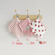 Bunny & Bear Fruits Underwear [Set of 3] - MomyMall 2-3 Years / Pink Boxer