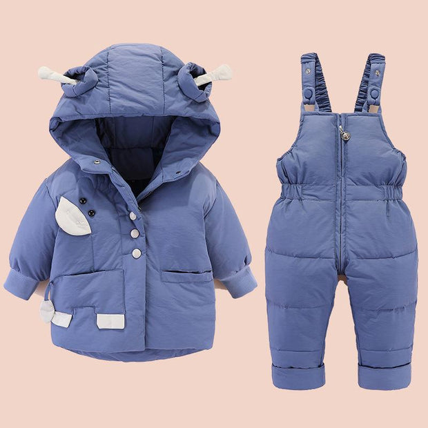 Dolly Hooded 2-Piece Snowsuit Set