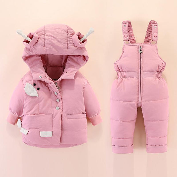 Dolly Hooded 2-Piece Snowsuit Set